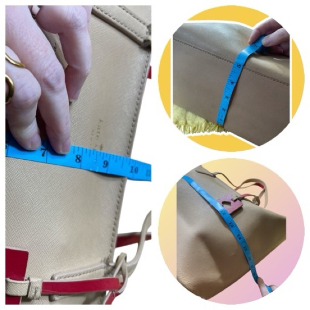 Kate Spade Tan & Red Tote, Coach Wallet, Twillies, Keychain, Xbody Chain & Dusty - Picture 15 of 16